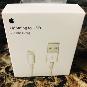 Apple iPhone lightning to usb charging cable 2m